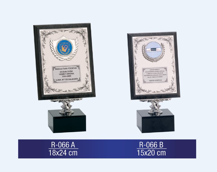 R-066 AHŞAP PLAKET 