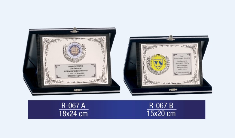 R-067 AHŞAP PLAKET 