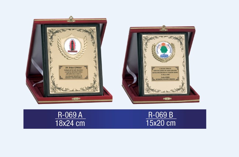 R-069 AHŞAP PLAKET 