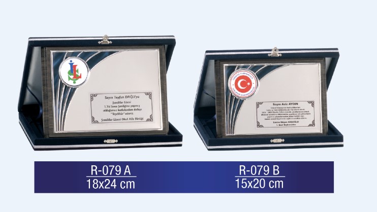 R-079 AHŞAP PLAKET 