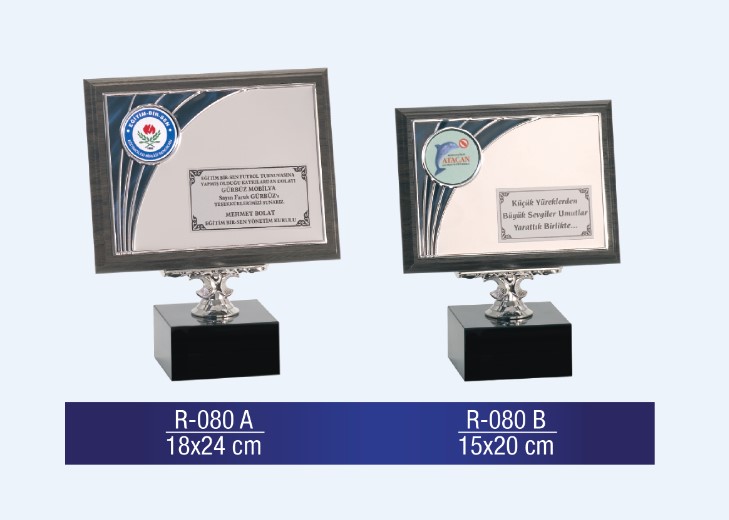 R-080 AHŞAP PLAKET 