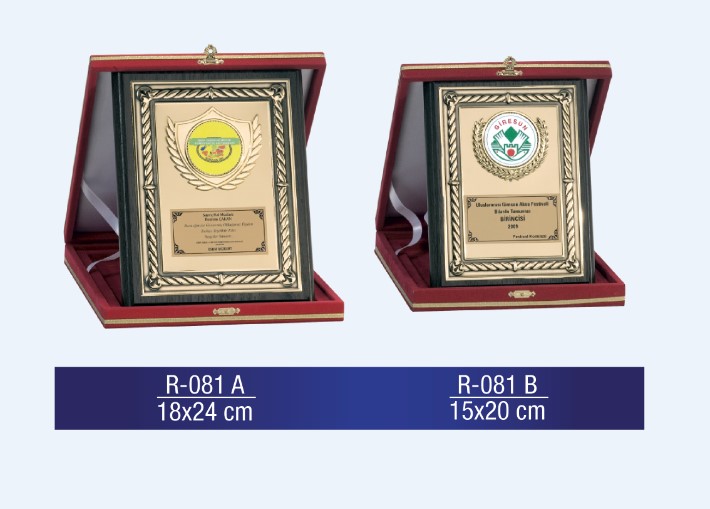 R-081 AHŞAP PLAKET 