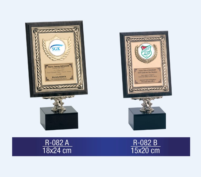 R-082 AHŞAP PLAKET 