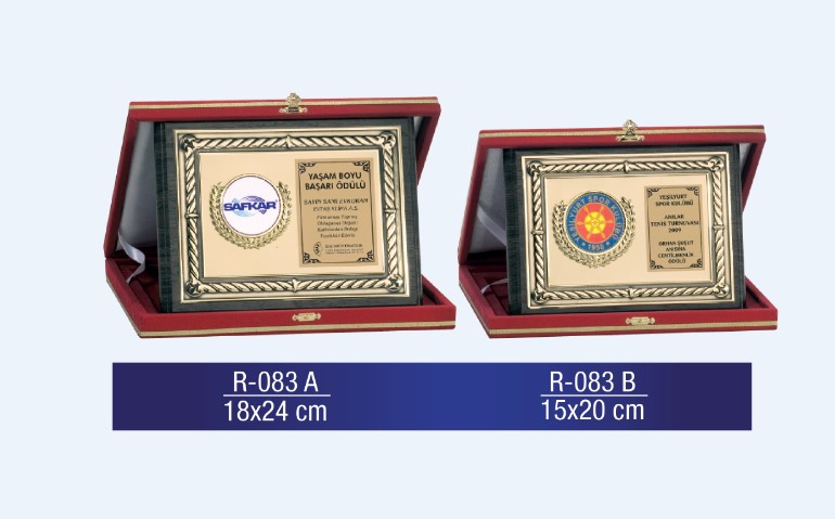 R-083 AHŞAP PLAKET 