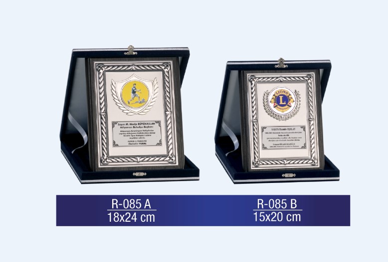 R-085 AHŞAP PLAKET 