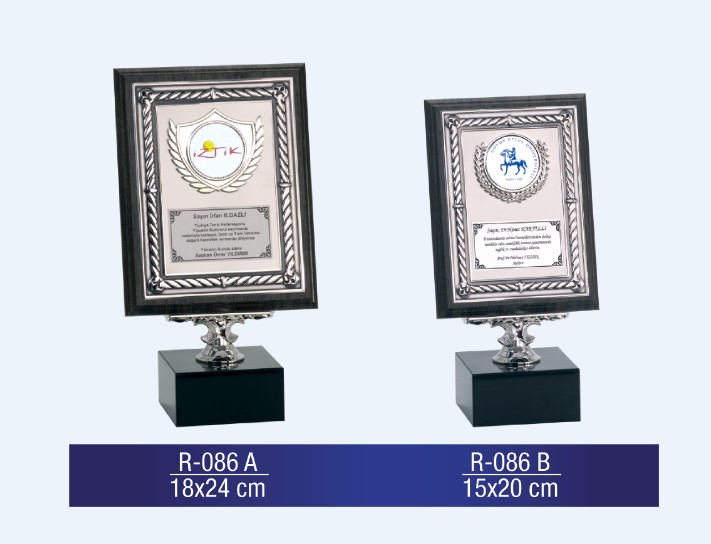 R-086 AHŞAP PLAKET 