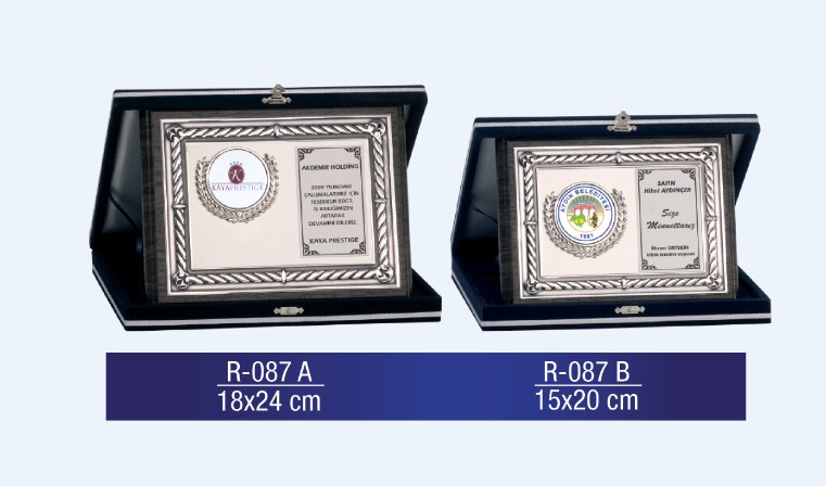 R-087 AHŞAP PLAKET