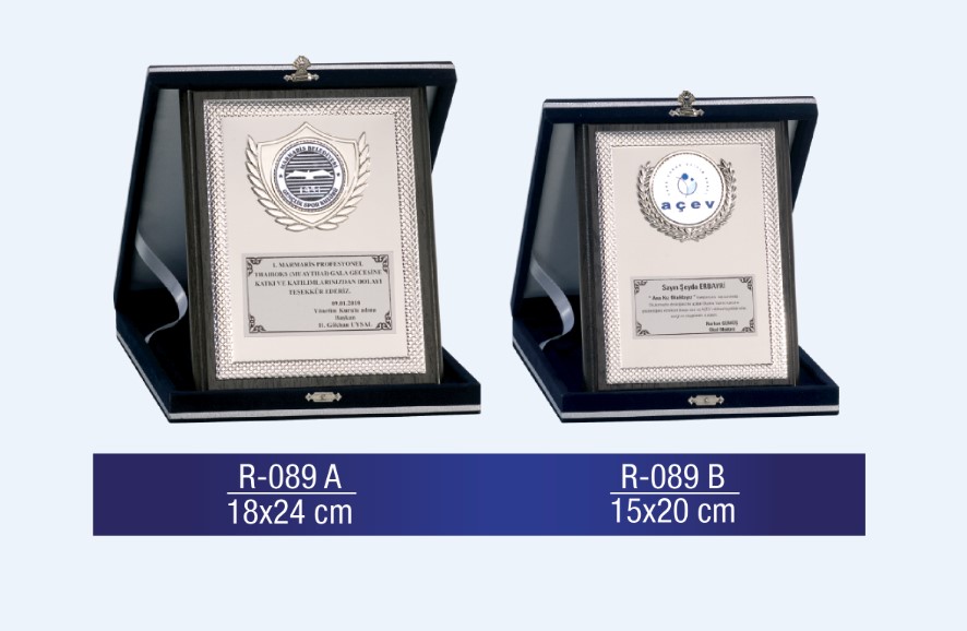 R-089 AHŞAP PLAKET