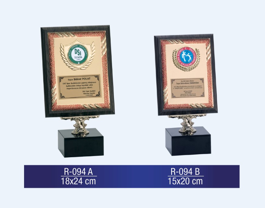 R-094 AHŞAP PLAKET