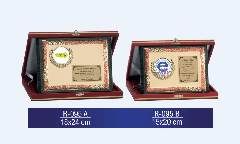 R-095 AHŞAP PLAKET