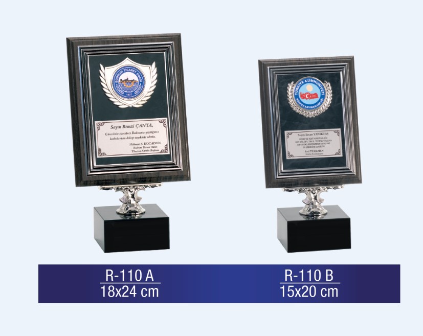 R-110 AHŞAP PLAKET