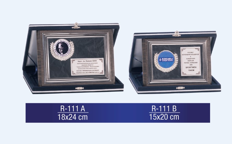 R-111 AHŞAP PLAKET