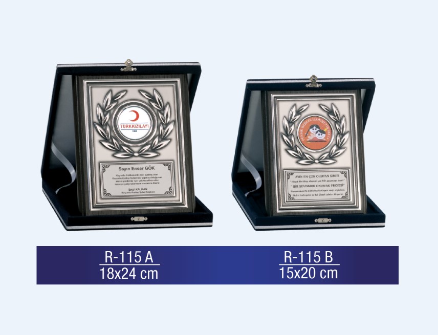 R-115 AHŞAP PLAKET