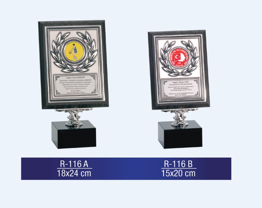 R-116 AHŞAP PLAKET