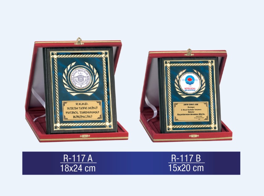 R-117 AHŞAP PLAKET