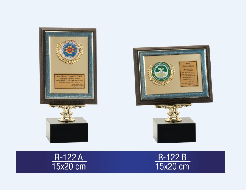 R-122 AHŞAP PLAKET