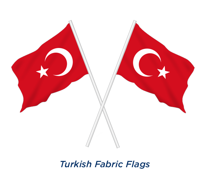 TURKISH FABRIC FLAG