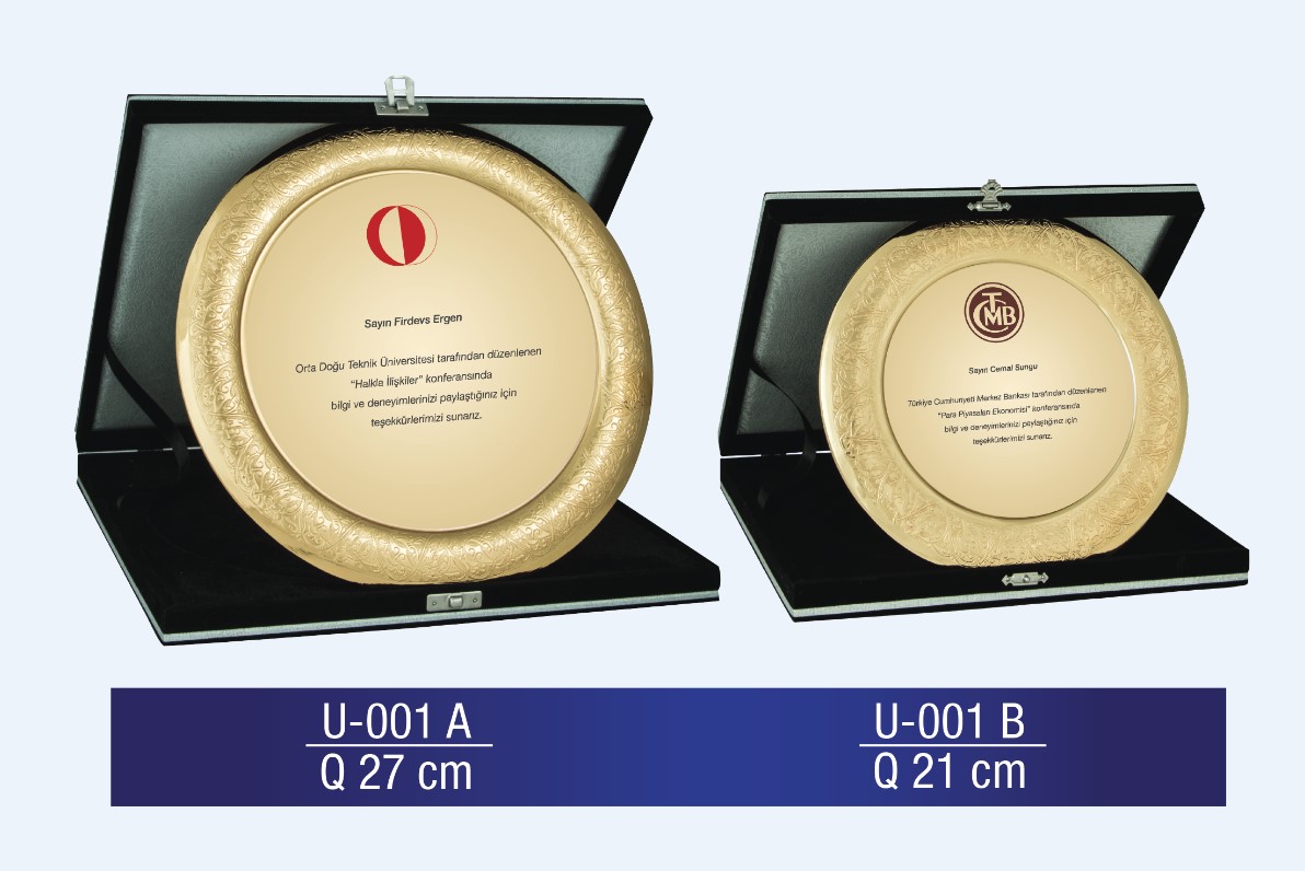 U-001 Circle Plaque