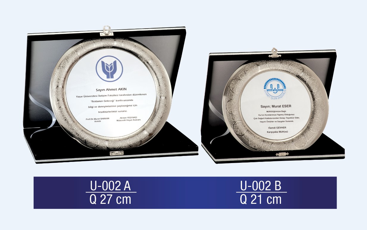 U-002 Circle Plaque