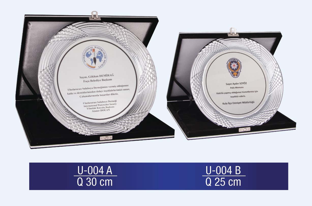 U-004 Circle Plaque