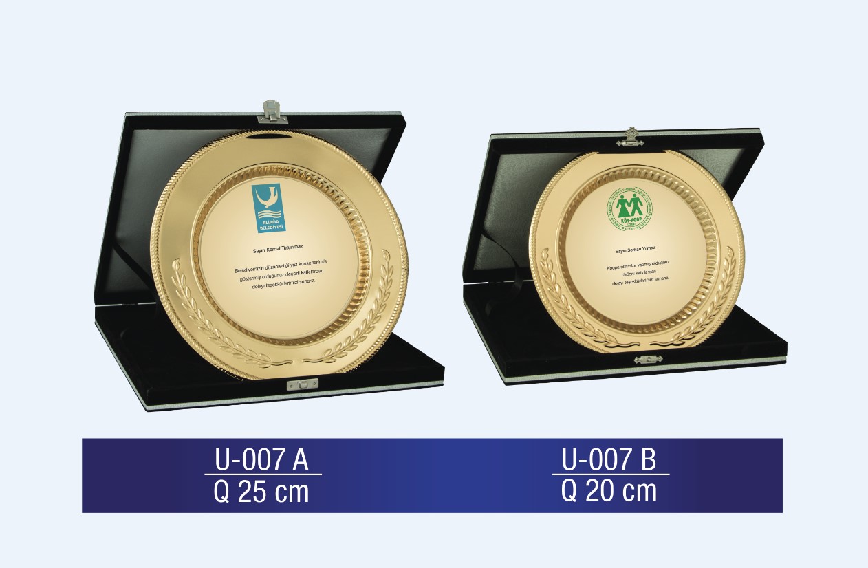 U-007 Circle Plaque