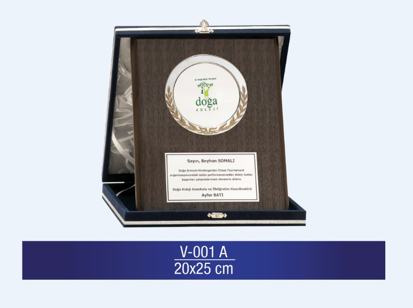 V-001 ÖZEL PLAKET