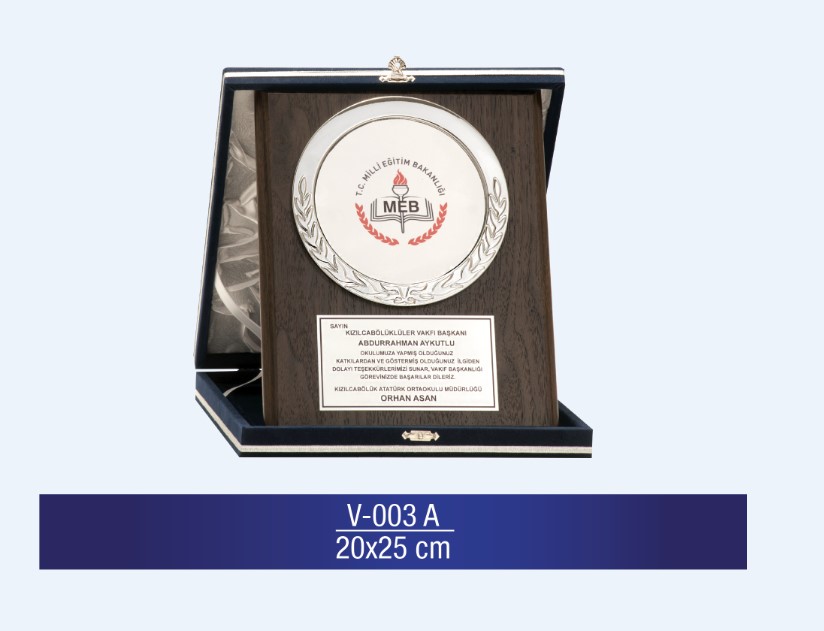 V-003 ÖZEL PLAKET 