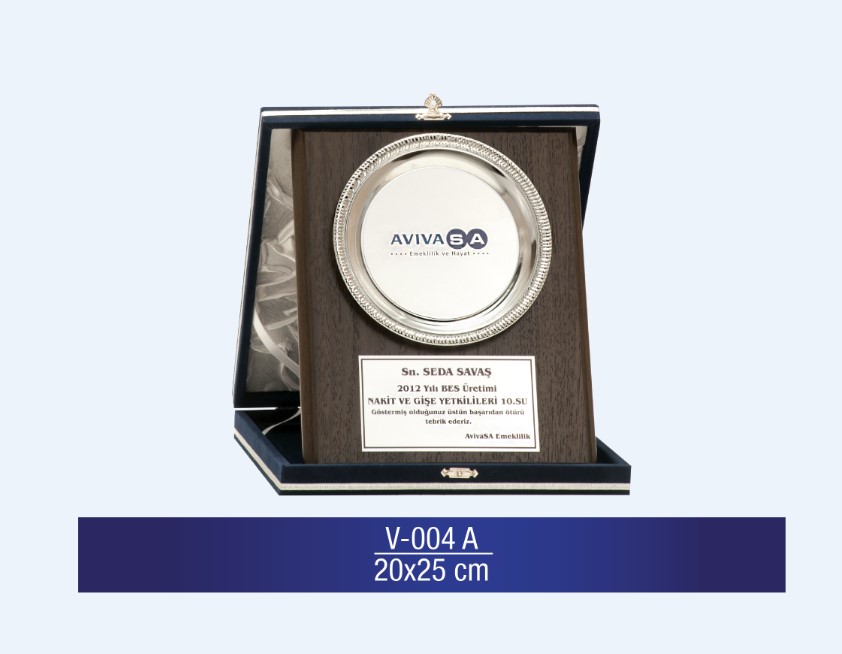 V-004 ÖZEL PLAKET 