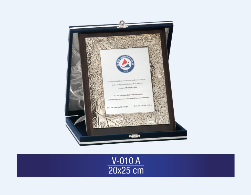 V-010 ÖZEL PLAKET 