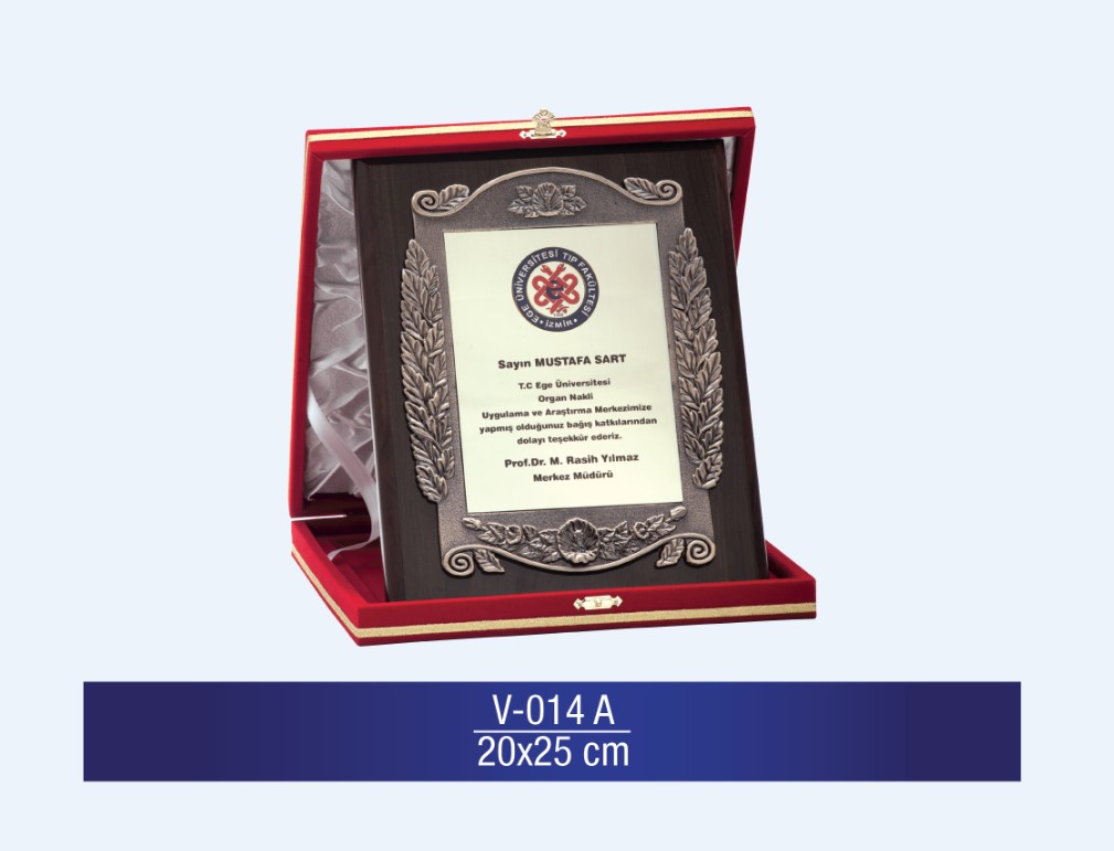 V-014 Special Plaquette