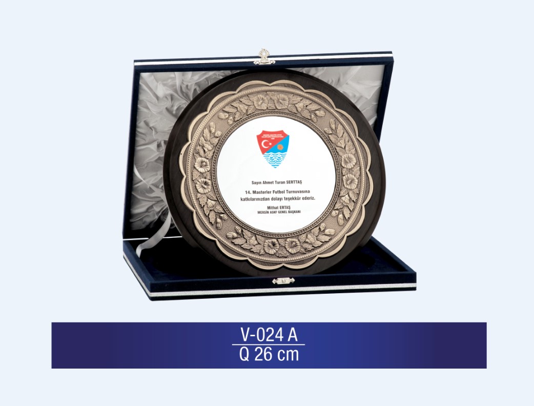 V-024 ÖZEL PLAKET 