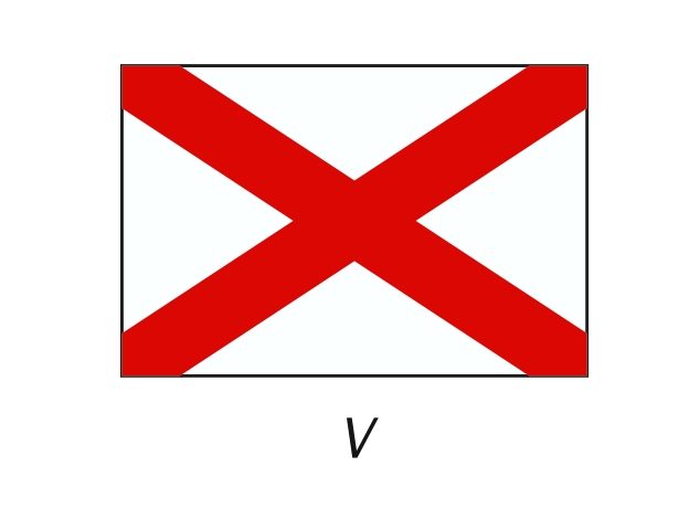 V MARITIME SIGNAL PENNON