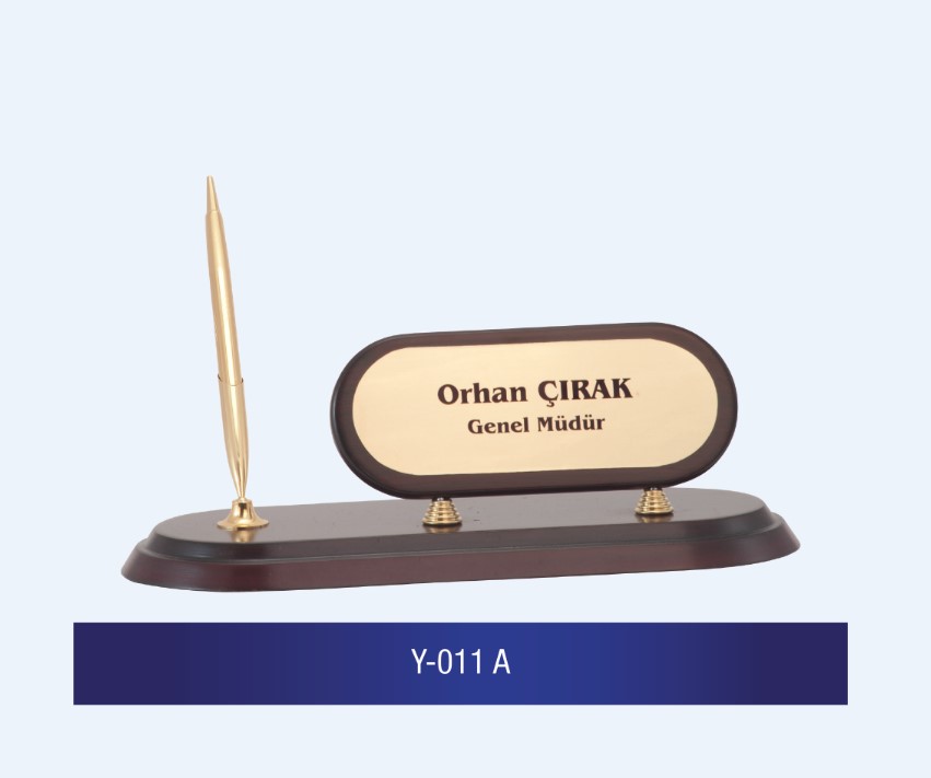 Y-011 Wooden Desk Name Plates